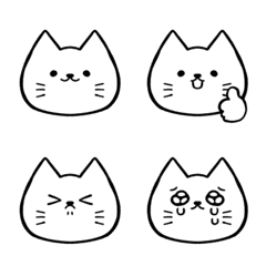 simple cat(white)