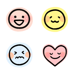 Colorful daily simple emoji 3