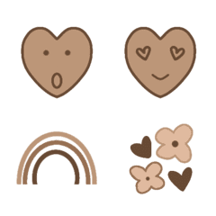 Brown Heart mini
