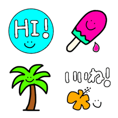 summer vacation package emoji