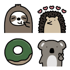 Sloth Ani-Donut Emoji