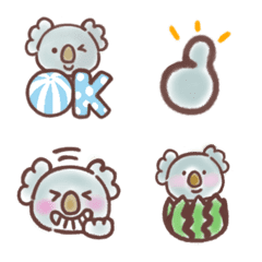 Gentle cute Koala emoji