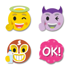 papercut art smiley emoji part 3