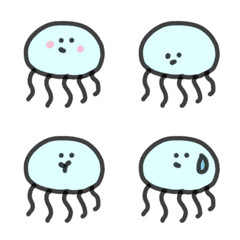 cute jellyfish fine emoji