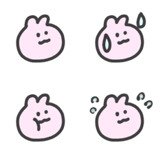 lovely rabbit cute emoji