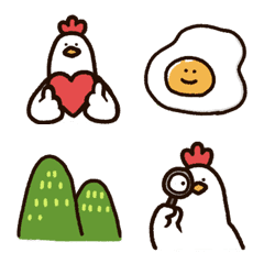 A gentle chicken(emoji)