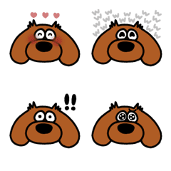 Red dachshund Emoji