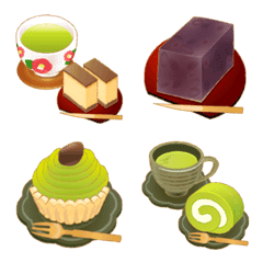 Japanese tea and sweets Emoji