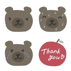 Forest bear emoji