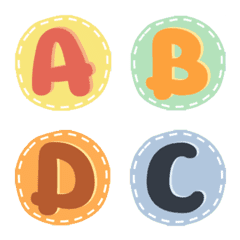 alphabet number symbol (circle)