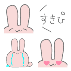 cute rabbit scribbles