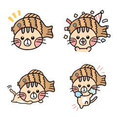 Cute taiyaki cat