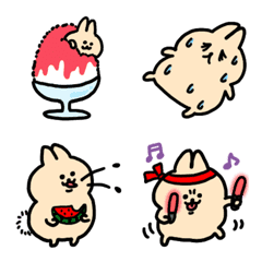 Cute rabbit emoji(2) – LINE Emoji | LINE STORE
