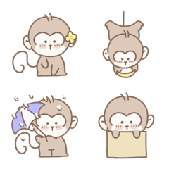 Emoji monkey so cute