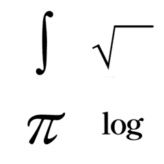Emoji of Mathematical notation