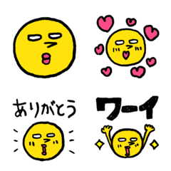 Funny moon emoji