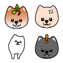 Various Pomeranian Emoji#1