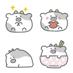 Soft cow emoji
