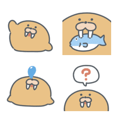 Soft walrus emoji