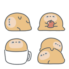 Soft sloth emoji