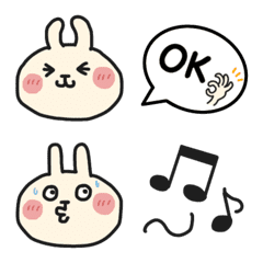 Rabbit Emoji that conveys your feelings