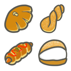 Emoji of breads