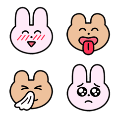 Usagi and Kuma Emoji