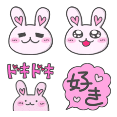 Koisa Rabbit's emoji that works for love