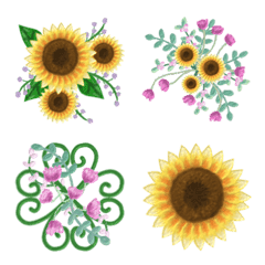 Frame Emoji vol.21 sunflower