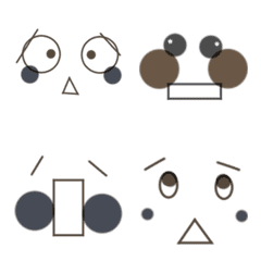 Black x brown x face emoji