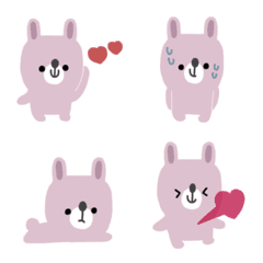 mini simple Rabbit Emoji #2
