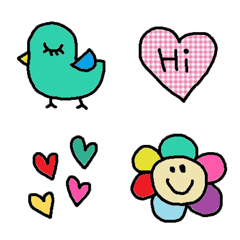 (Various emoji 265adult cute simple)