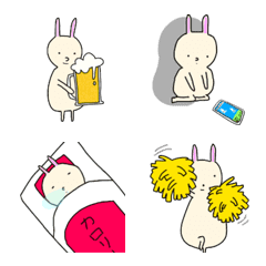 Chubby rabbit emoji