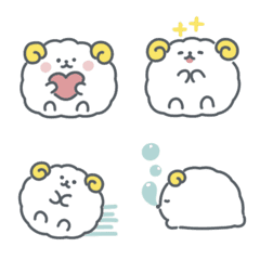 Soft sheep emoji