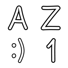 English Alphabets Simple 1