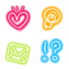 Neon,simple emoji
