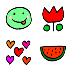 Usable colorful Emoji No.3