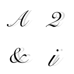 Shadow alphabet