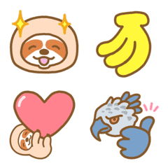 Sloth and banana emoji