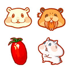 many hamster and food