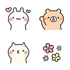 Three animals emoji