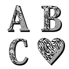 zebra & jewelry emoji