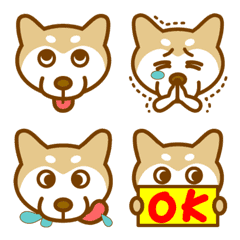 Funny and cute Shiba inu emoji