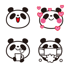 "Simple panda" emoji