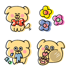My favorite a laid-back dog emojis.