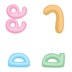 3D Vowels Emoji (Thai)