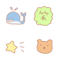 simple and cute emoji that's easy to use
