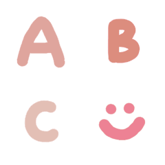 英文字母ABC106+可愛貼紙
