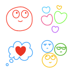 simple colorful smile emoji