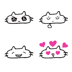a common Emoji of a loose cat